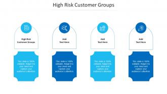 High Risk Customer Groups Ppt Powerpoint Presentation Icon Diagrams Cpb
