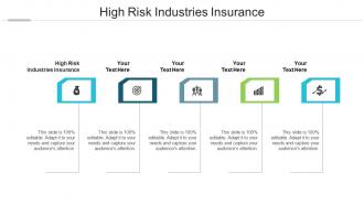 High risk industries insurance ppt powerpoint presentation infographics example file cpb