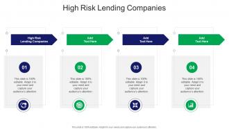High Risk Lending Companies In Powerpoint And Google Slides Cpb