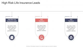 High Risk Life Insurance Leads In Powerpoint And Google Slides Cpb
