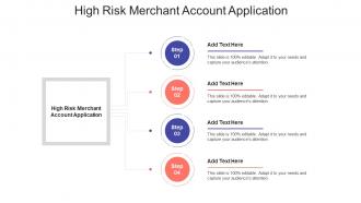 High Risk Merchant Account Application Ppt Powerpoint Presentation Layouts Cpb