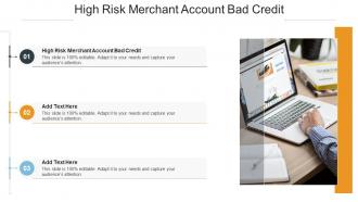 High Risk Merchant Account Bad Credit In Powerpoint And Google Slides Cpb