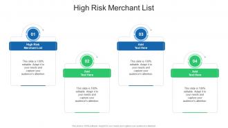 High Risk Merchant List In Powerpoint And Google Slides Cpb