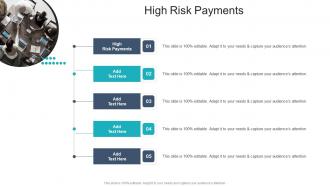 High Risk Payments In Powerpoint And Google Slides Cpb