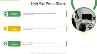 High Risk Penny Stocks In Powerpoint And Google Slides Cpb