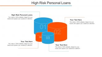 High Risk Personal Loans Ppt Powerpoint Presentation Styles Shapes Cpb