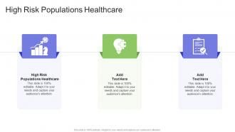 High Risk Populations Healthcare In Powerpoint And Google Slides Cpb