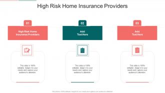 High Risks Home Insurance Providers In Powerpoint And Google Slides Cpb