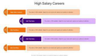 High Salary Careers In Powerpoint And Google Slides Cpb