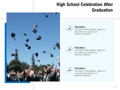 High school building transportation celebration assignments graduation