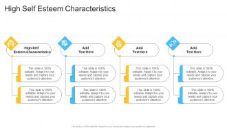 High Self Esteem Characteristics In Powerpoint And Google Slides Cpb