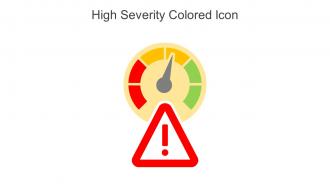 High Severity Colored Icon Icon In Powerpoint Pptx Png And Editable Eps Format