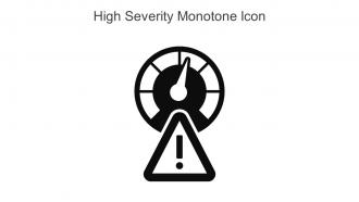 High Severity Monotone Icon Icon In Powerpoint Pptx Png And Editable Eps Format