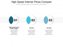 High speed internet prices compare ppt powerpoint presentation pictures shapes cpb