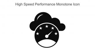 High Speed Performance Monotone Icon In Powerpoint Pptx Png And Editable Eps Format