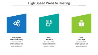 High speed website hosting ppt powerpoint presentation summary design inspiration cpb