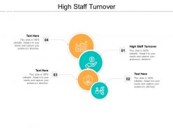 High staff turnover ppt powerpoint presentation professional slides cpb
