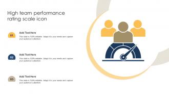 High Team Performance Rating Scale Icon