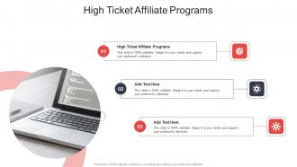 High Ticket Affiliate Programs In Powerpoint And Google Slides Cpb