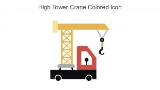 High Tower Crane Colored Icon In Powerpoint Pptx Png And Editable Eps Format