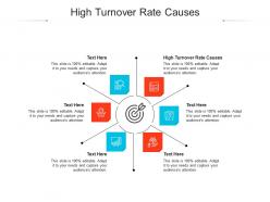 High turnover rate causes ppt powerpoint presentation model diagrams cpb