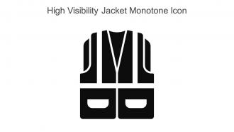 High Visibility Jacket Monotone Icon In Powerpoint Pptx Png And Editable Eps Format