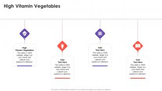 High Vitamin Vegetables In Powerpoint And Google Slides Cpb