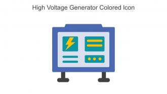 High Voltage Generator Colored Icon In Powerpoint Pptx Png And Editable Eps Format