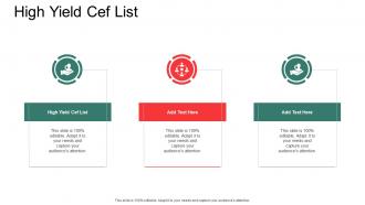 High Yield Cef List In Powerpoint And Google Slides Cpb