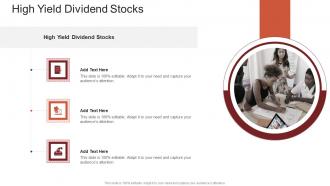 High Yield Dividend Stocks In Powerpoint And Google Slides Cpb
