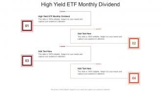 High Yield ETF Monthly Dividend In Powerpoint And Google Slides Cpb