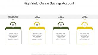 High Yield Online Savings Account In Powerpoint And Google Slides Cpb