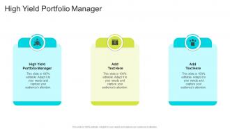 High yield portfolio manager in powerpoint and google slides cpb