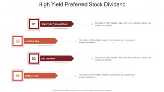 High Yield Preferred Stock Dividend In Powerpoint And Google Slides Cpb