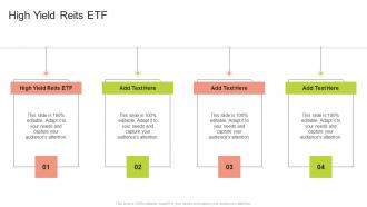 High Yield Reits ETF In Powerpoint And Google Slides Cpb