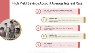 High Yield Savings Account Average Interest Rate In Powerpoint And Google Slides Cpb