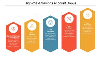 High yield savings account bonus ppt powerpoint presentation professional influencers cpb