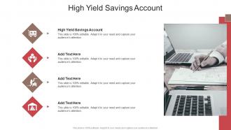 High Yield Savings Account In Powerpoint And Google Slides Cpb