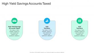 High Yield Savings Accounts Taxed In Powerpoint And Google Slides Cpb
