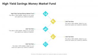 High Yield Savings Money Market Fund In Powerpoint And Google Slides Cpb