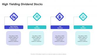 High Yielding Dividend Stocks In Powerpoint And Google Slides Cpb