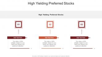 High Yielding Preferred Stocks In Powerpoint And Google Slides Cpb