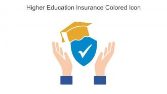 Higher Education Insurance Colored Icon In Powerpoint Pptx Png And Editable Eps Format