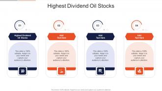 Highest Dividend Oil Stocks In Powerpoint And Google Slides Cpb