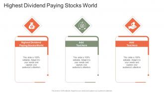 Highest Dividend Paying Stocks World In Powerpoint And Google Slides Cpb