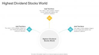 Highest Dividend Stocks World In Powerpoint And Google Slides Cpb