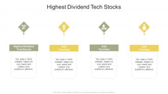 Highest Dividend Tech Stocks In Powerpoint And Google Slides Cpb