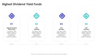 Highest Dividend Yield Funds In Powerpoint And Google Slides Cpb