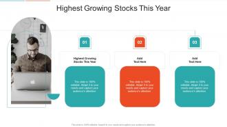 Highest Growing Stocks This Year In Powerpoint And Google Slides Cpb