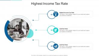 Highest Income Tax Rate In Powerpoint And Google Slides Cpb